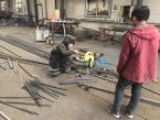 北京铁艺围栏加工厂车间展示